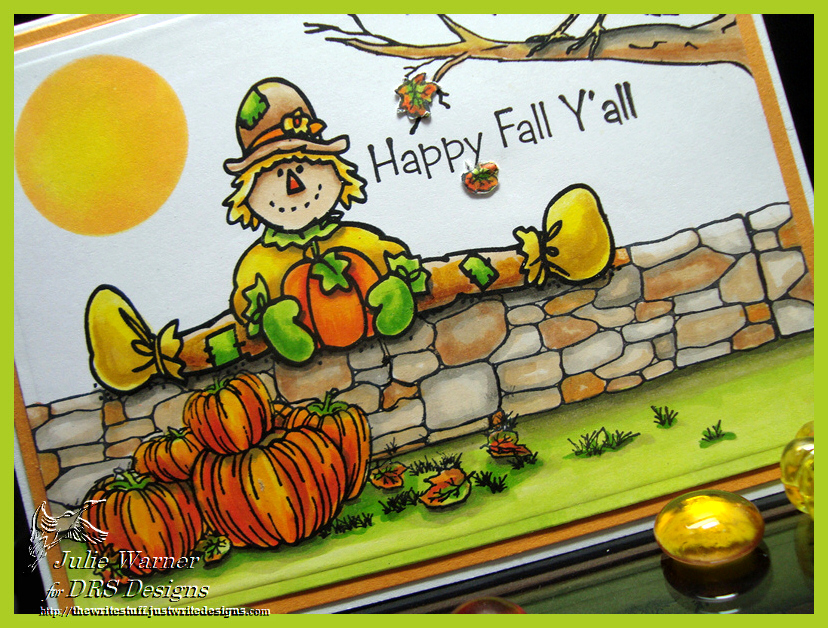 Fall Scarecrow on Wall cu07583
